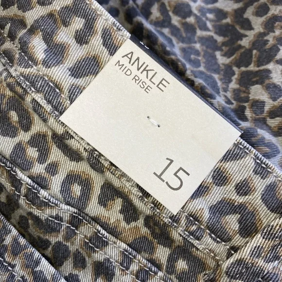 Indigo Rein leopard print cropped skinny jeans - Picture 15 of 16